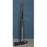 A carbon fibre Bruce & Walker XLS 13 fishing rod. In canvas bag.
