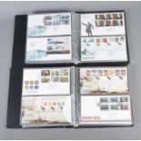 Two albums of Royal Mail first day covers. Including RAF Uniforms, Harry Potter, London Underground,