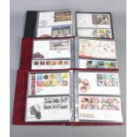 Three Albums of Royal Mail first day covers. Including Grand Prix, Thomas The Tank Engine, Musicals,