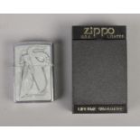 A Barrett-Smythe Zippo, Treasures of the Lost Tomb Cobra Goddess. In original presentation case.