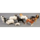 A quantity of ceramic animal figures. Including Coopercraft, etc.