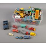 A large quantity of mostly Lesney/Matchbox diecast vehicles. In play worn condition.