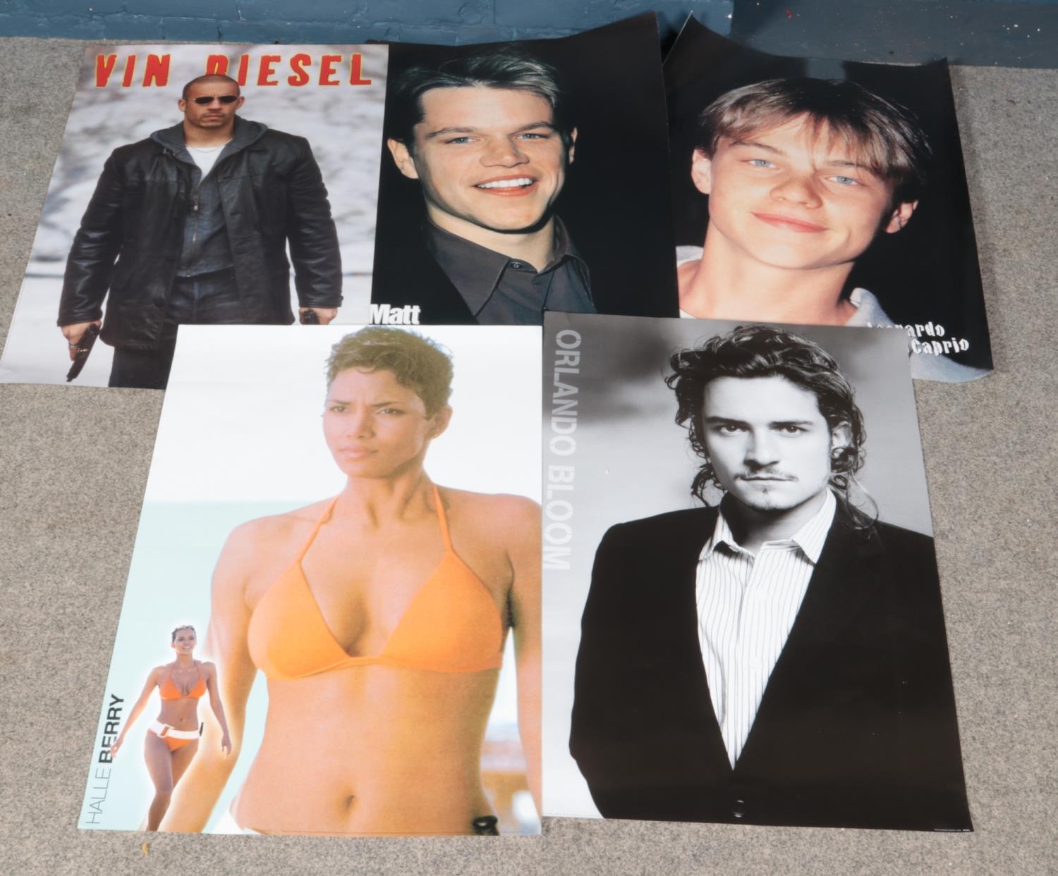 A quantity of mostly film star posters. Including Vin Diesel, Matt Damon, Brad Pitt, etc. - Image 3 of 3