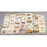 A quantity of vintage postcards, focusing on topics including The Royal Family, Museum Exhibits