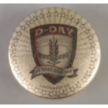 A 50th Anniversary of D-Day Normandy Zippo lighter in fitted tin; the lighter with applied D-Day