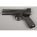 A Webley MK I .177cal air pistol. Serial number: 62065. CAN NOT POST OVERSEAS.