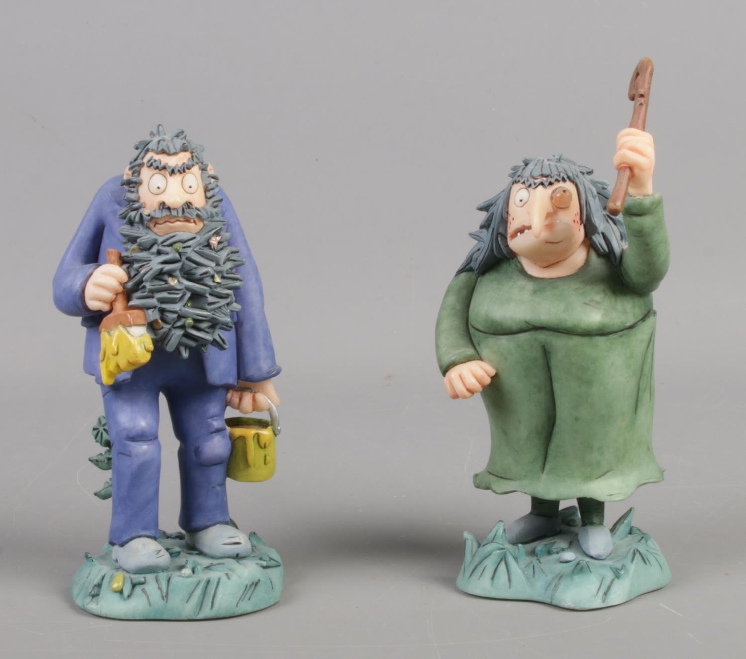 Two Robert Harrop ceramic figures, from the world of Roald Dahl, featuring Mr and Mrs Twit. RD04 and