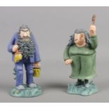Two Robert Harrop ceramic figures, from the world of Roald Dahl, featuring Mr and Mrs Twit. RD04 and