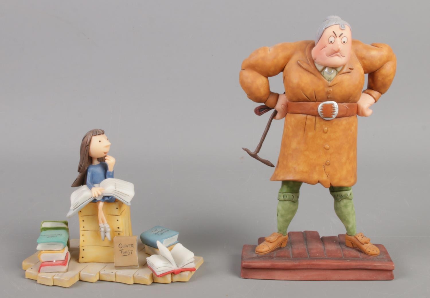 Two Robert Harrop ceramic figures, from the world of Roald Dahl collection, depicting figures from