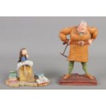 Two Robert Harrop ceramic figures, from the world of Roald Dahl collection, depicting figures from