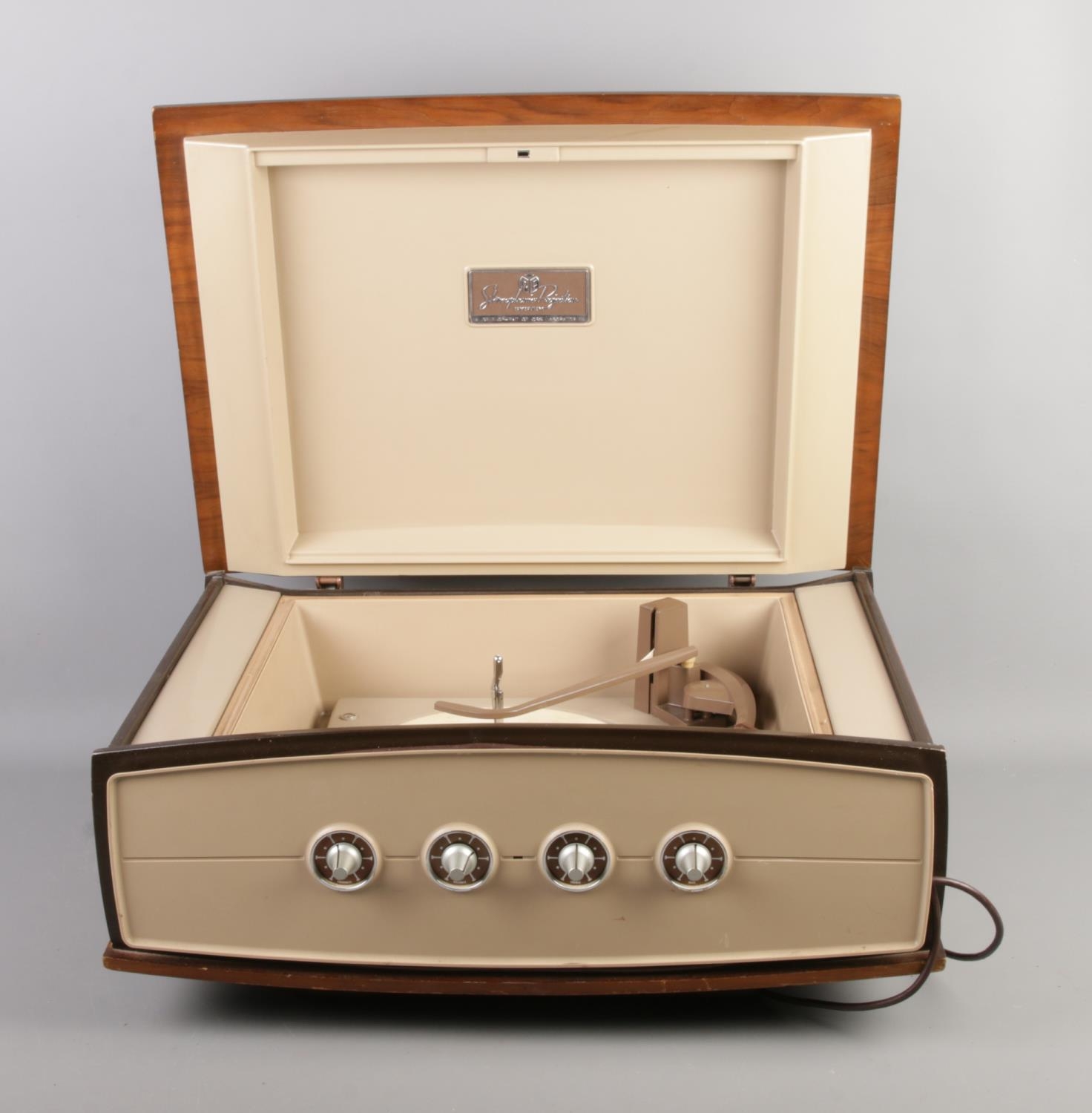 A PYE Stereophonic Projection System record player, Model 1005.
