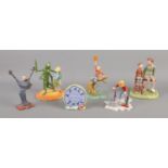 Six Robert Harrop ceramic figures, from the world of Roald Dahl. To include 'The World of Roald