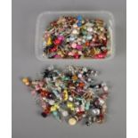An extremely large quantity of beaded costume jewellery earrings. Some glass examples also included.