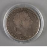 A George III 1820 crown, LX edge. 27.7g