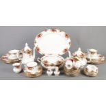 A quantity of Royal Albert Old Country Roses ceramics. Including teapot, tureen, cups & saucers,