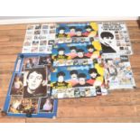 Seven original Beatles promotional record shop posters, including 'All Together Now' and 'Did you