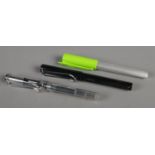 Three Lamy fountain pens. Includes Nexx example.