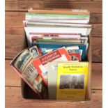 A box of local interest books/guides. Includes Yorkshire transport and buildings examples.