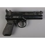 A Webley Junior Mk II 0.177cal air pistol, stamped 639. CANNOT POST OVERSEAS