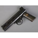 A Webley & Scott .22 air pistol Mark I. Dated 1925. CANNOT POST OVERSEAS