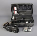A Philips Explorer VKR6837 Camcorder in original hardcase complete with cables, battery pack charger