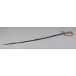 A 19th century Prussian sword/BlÃ¼cher sabre. 82cm fullered blade. CANNOT POST OVERSEAS