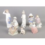 A quantity of Spanish Nao by Lladro figures.