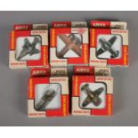 A collection of Airfix Mini Planes to include Junker JU 88, Flying Tiger P-40, Phantom F-4K, etc.