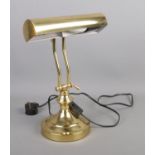 A vintage style desk lamp.