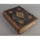A Brown's leather bound family bible. By Rev. John Brown. Published by Edward Slater, Cononley, near