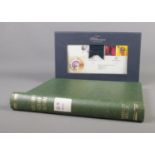 A boxed Royal Mail Millennium Collection of first day covers along with an album British stamps of