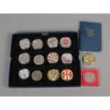 A quantity of Westminster Collection commemorative coins including London 2012 examples. Also