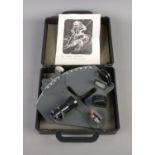 A boxed Ebbco sextant.