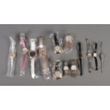 A quantity of assorted wristwatches to include Oskar Emil, Citizen, Seiko, etc.