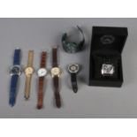 A collection of assorted wristwatches to include Mercedes-Benz, Sekonda, Ascot, etc.
