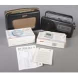 A box of Roberts radios. Including Robert R500 example, etc.