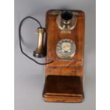 A Centenary of The Telephone vintage style rotary dial wall phone.