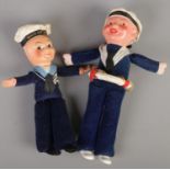 Two Nora Welling sailor dolls. Largest example 24cm.