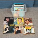 A collection of Elvis Presley vinyl records to include Aloha from Hawaii via satellite, G.I Blues,