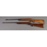 Two BSA .177cal air rifles. CANNOT POST. One example does not cock.