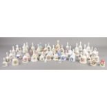 A large quantity of ceramic bells, to include 1981 Royal Wedding, Sadler, Leonardo Collection and