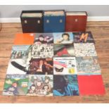 Three boxes of assorted records. To include Fact 75 - New Order, The Who, David Bowie, Led