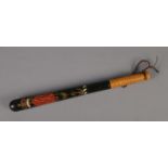 A painted Special Constable Police Truncheon. Approx. length 45cm. Paint is flaking.