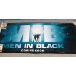 Men In Black 1997 plastic commercial poster 3.03 meters x 1.2 meters rolled.