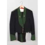 A Colonel's mess dress jacket, waist coat and trousers. The jacket having Royal Army Dental Corps