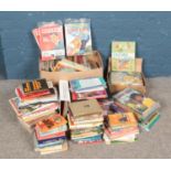 Large collection of children's annuals and books
