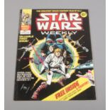 Marvel Comic Star Wars Weekly No1 Feb 8, 1978. Complete with cut out Star Wars X-Fighter. Good