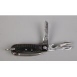 A J. Rodgers & Sons 1949 multi tool/knife featuring Maltese cross stamp to blade.