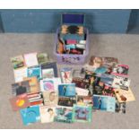 A quantity of records and ephemera. Includes theatre programmes, singles, cassettes, etc.