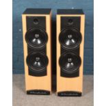 A pair of Wharfedale Atlantic 400 floor standing speakers.